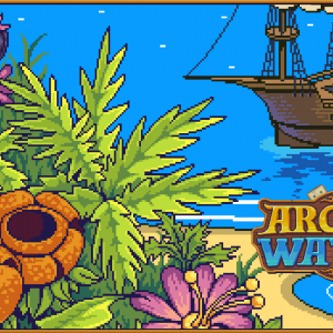 Flowers & Ship Background